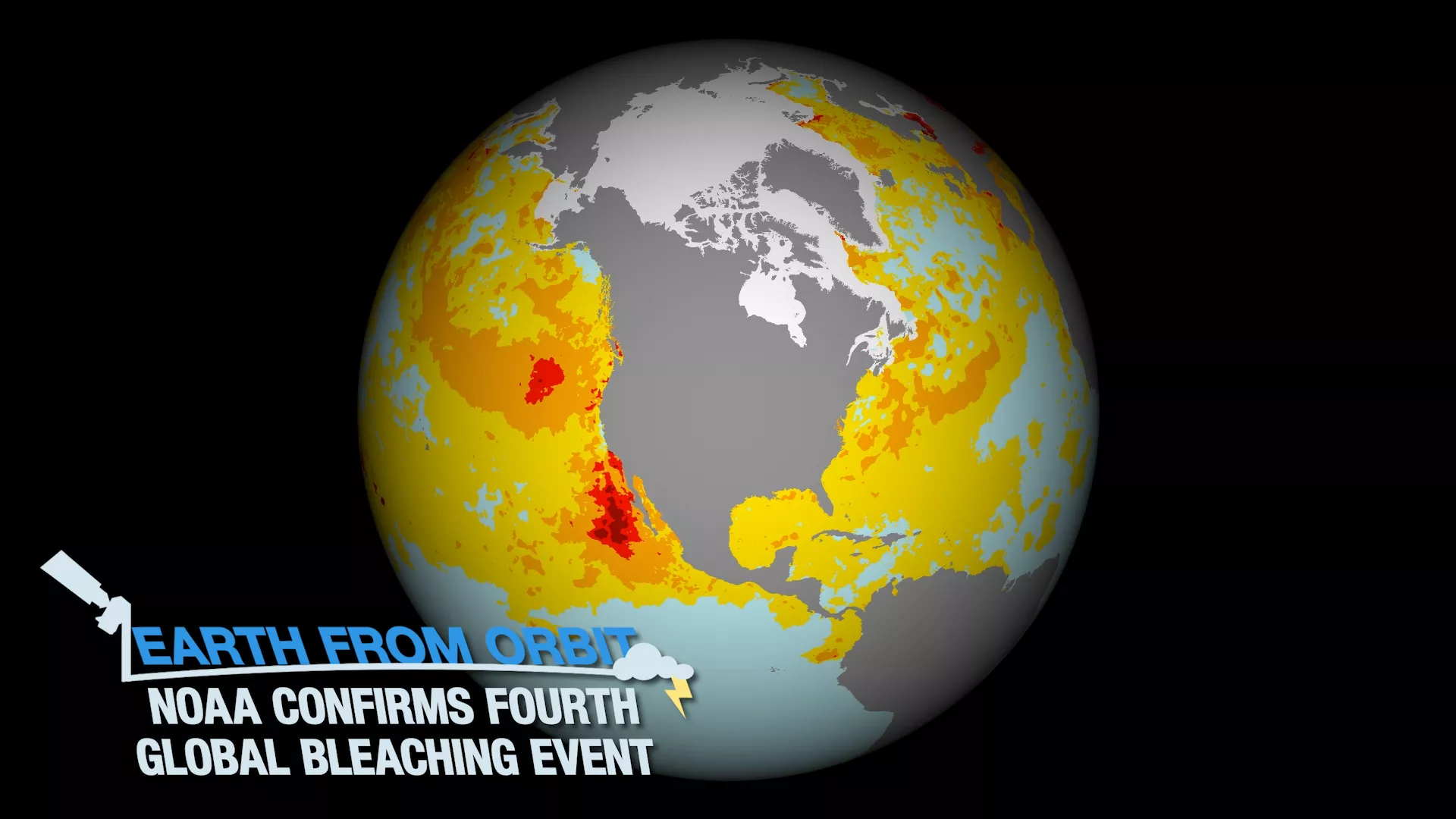Coral bleaching event