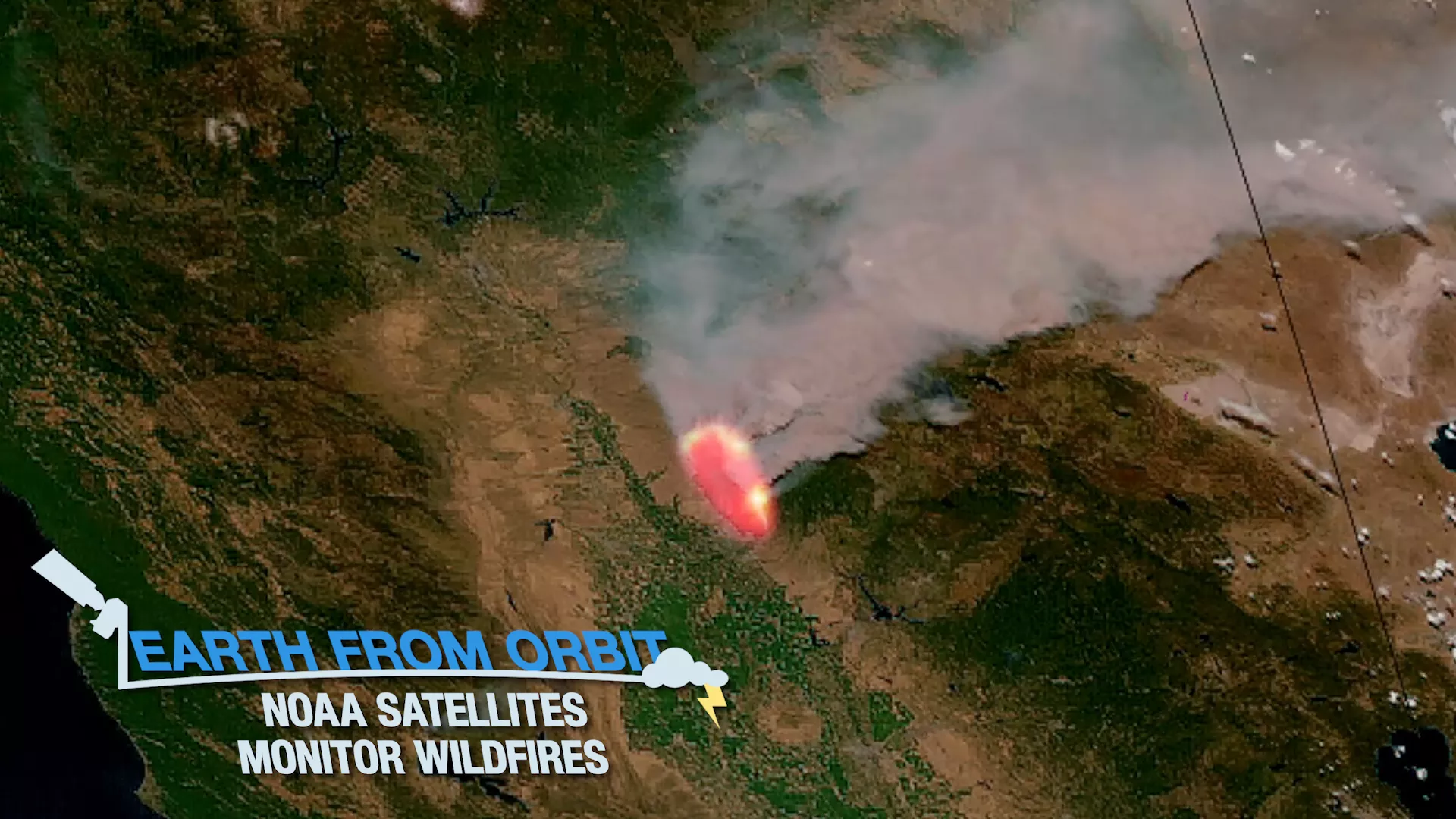 NOAA Satellites Monitor Wildfires