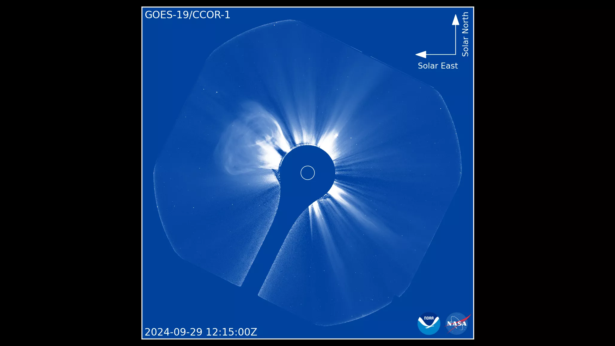 First CCOR-1 imagery
