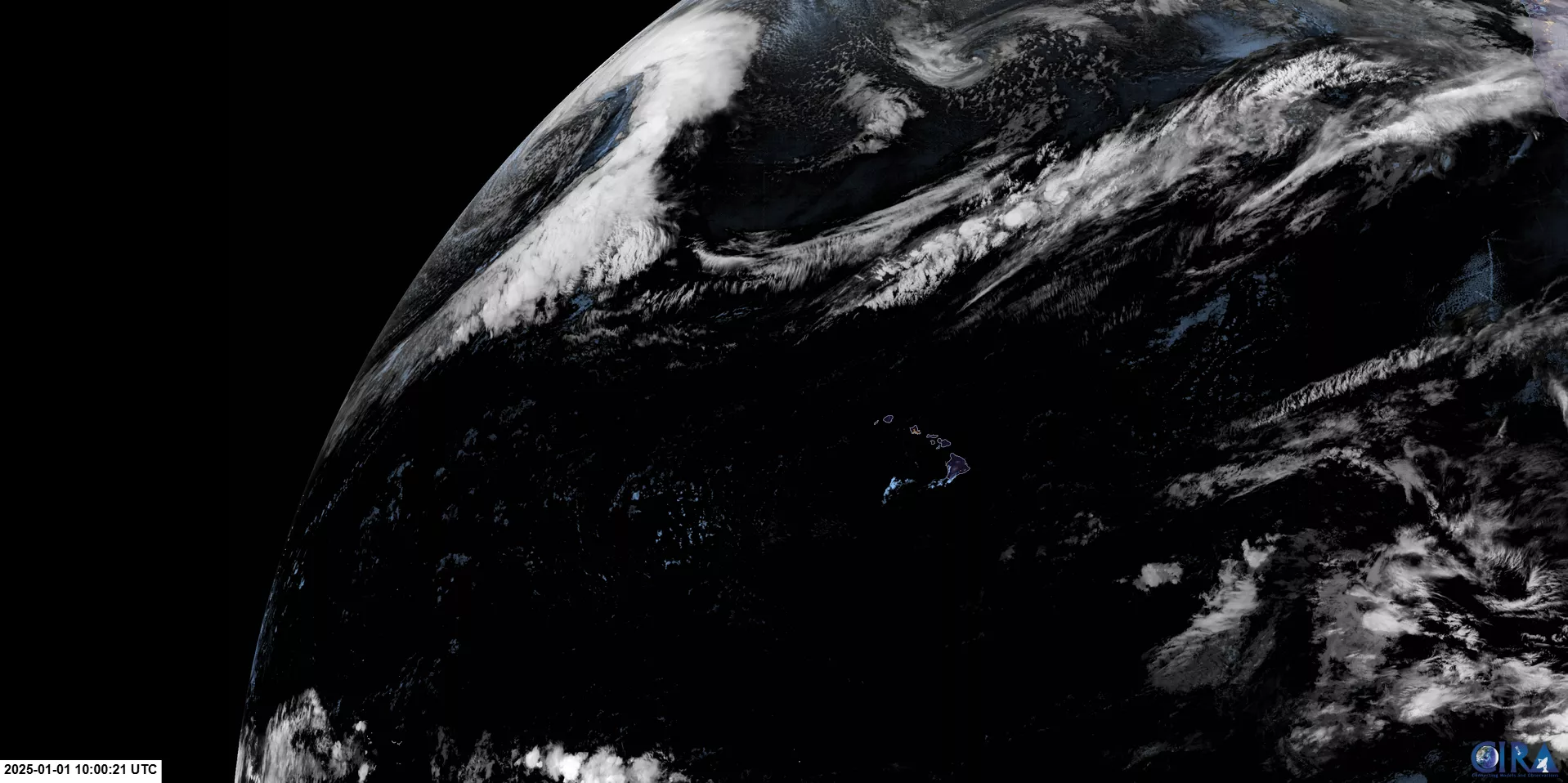 Earth seen from space.