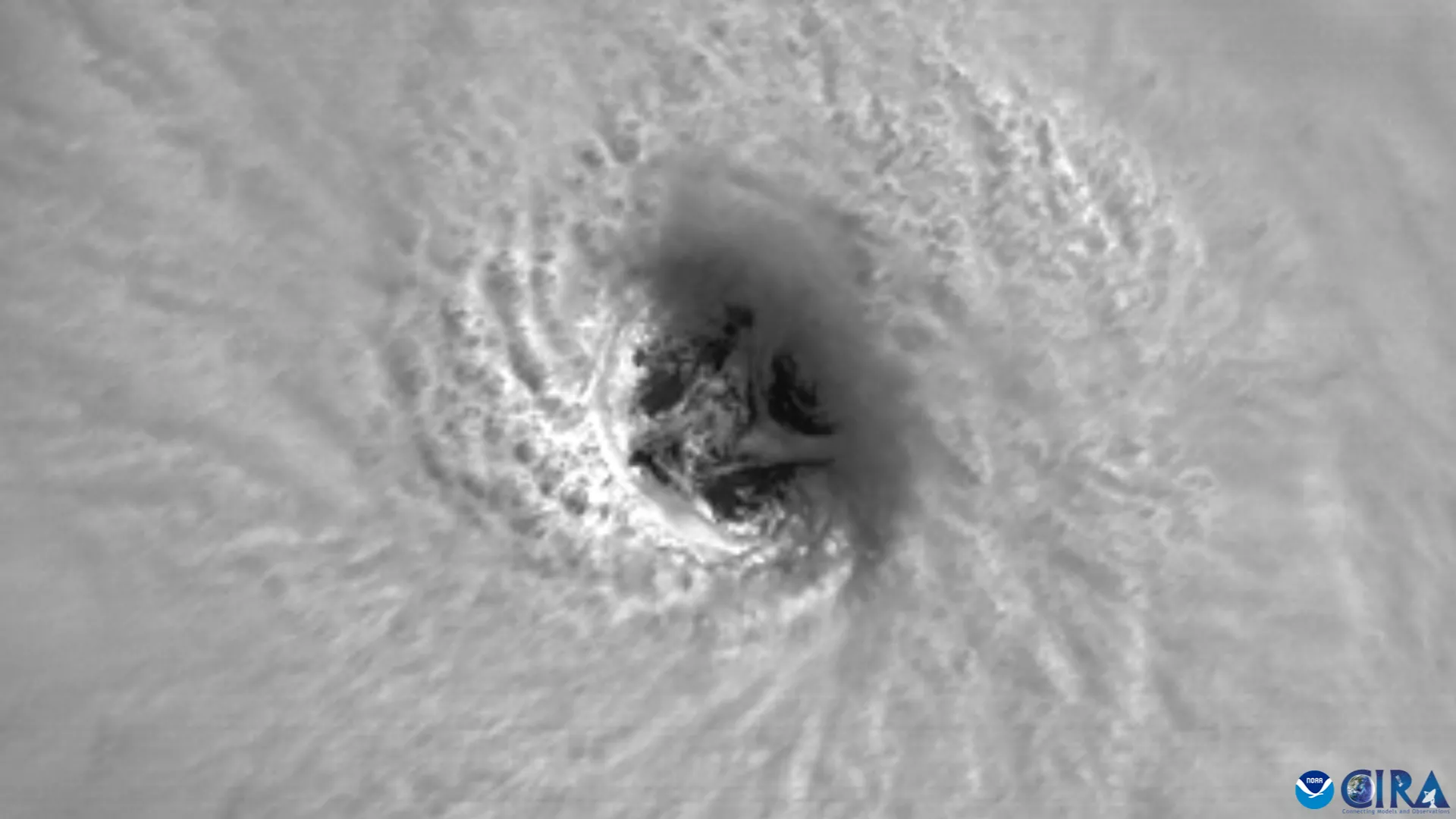 Hurricane Beryl seen from space.