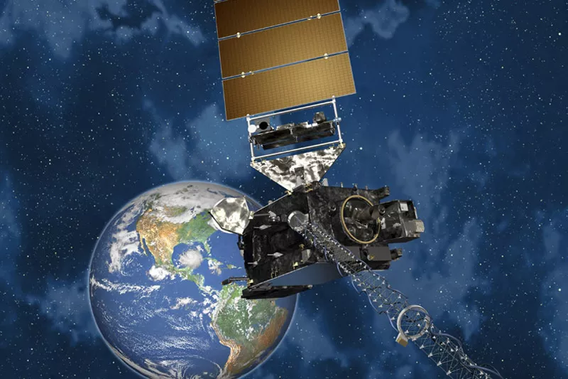 Rendering of a GOES-R/16 Satellite