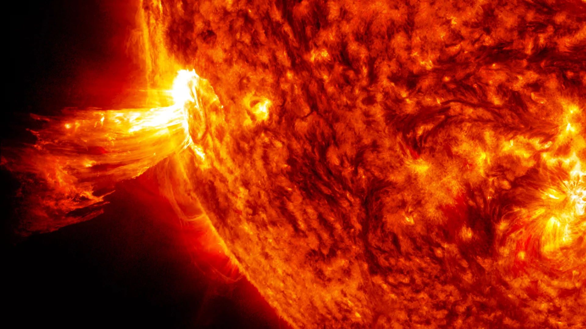 Image A coronal mass ejection