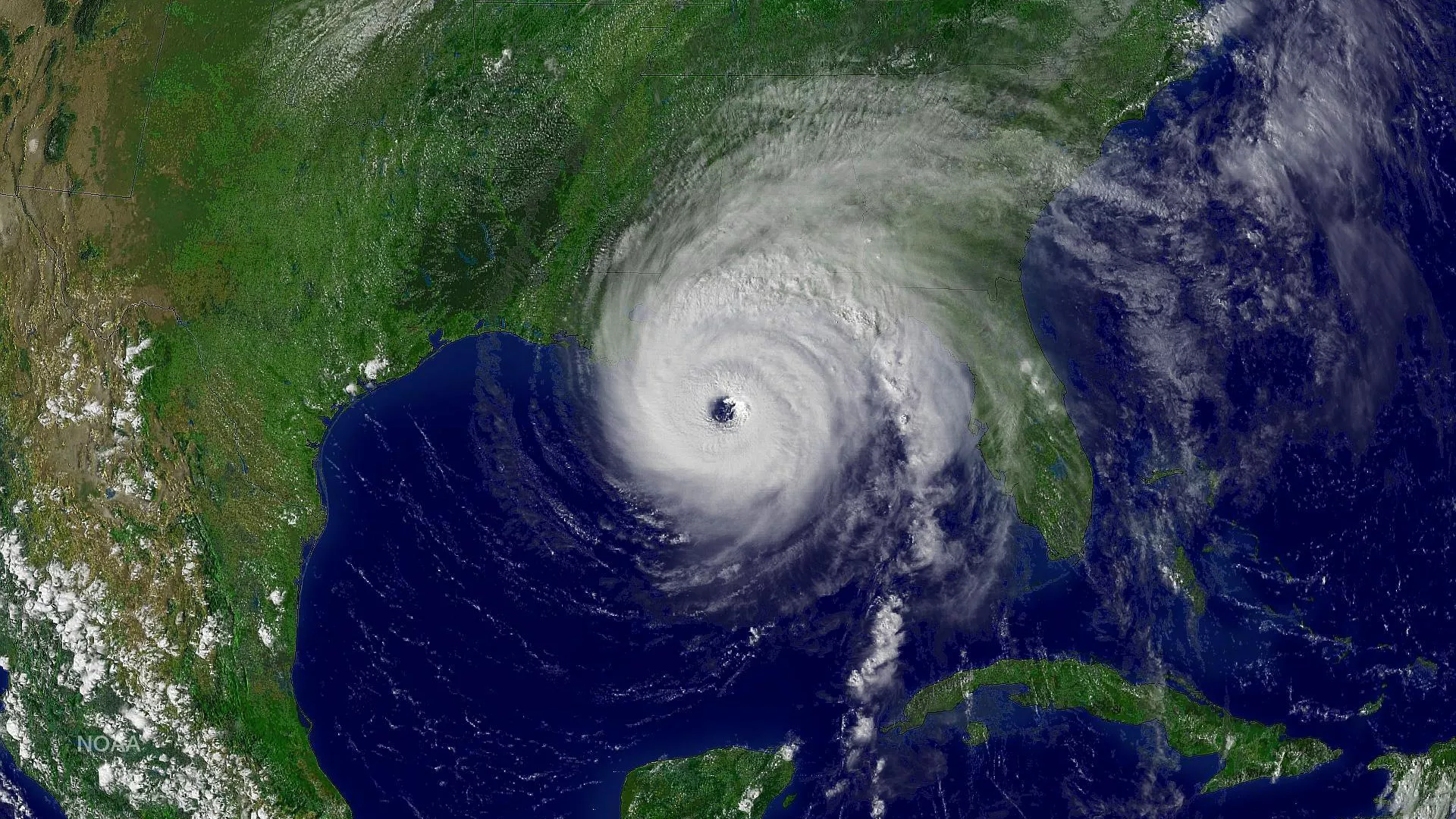 Hurricane Ivan in the Gulf of Mexico, September 15, 2004