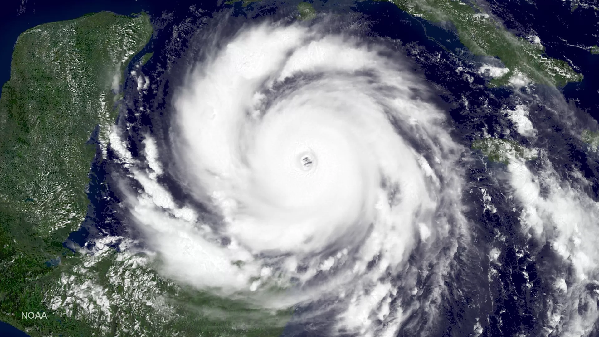 Hurricane Dean in the Caribbean Sea, August 20, 2007