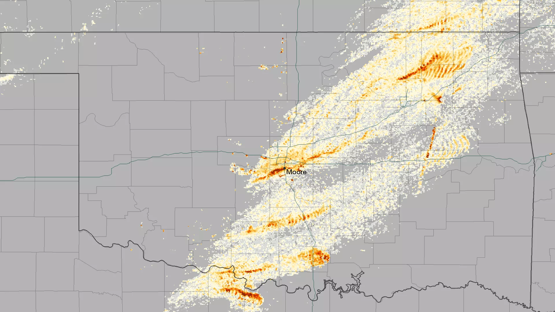 Image of tornados in oklahoma