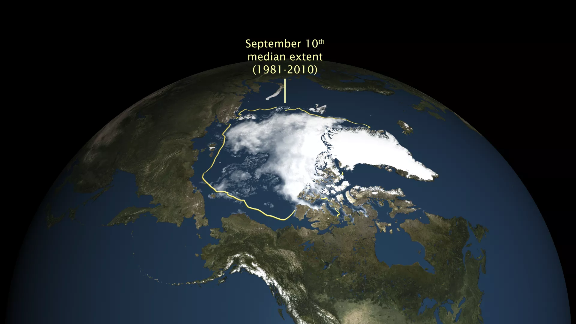 Image of the arctic sea
