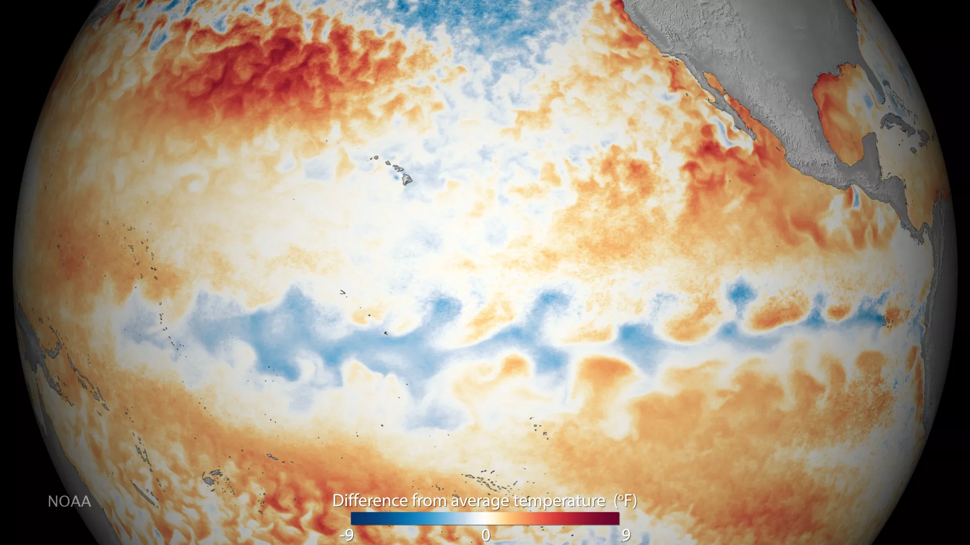 Image of SST for La Nina