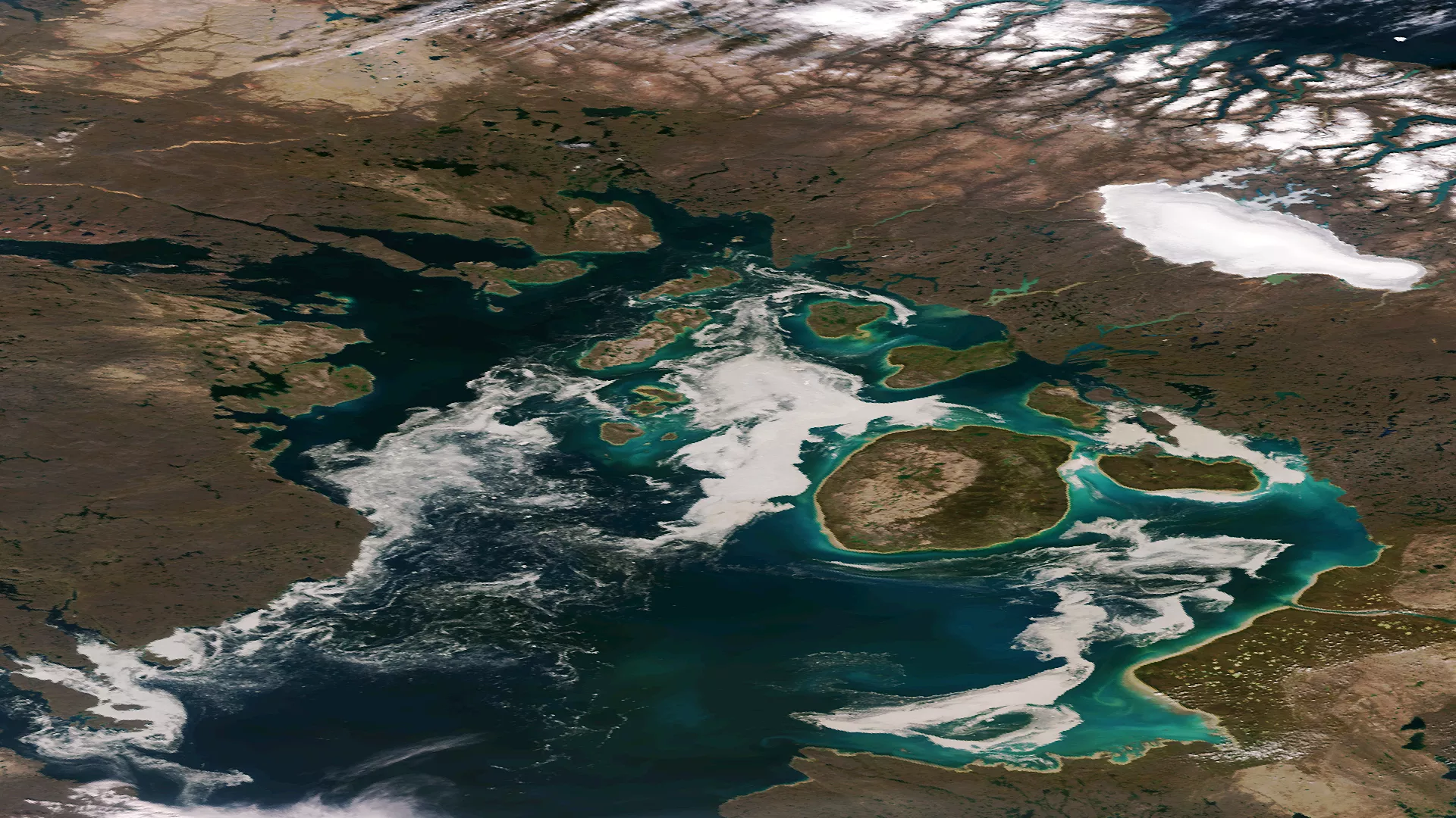 Image of sea ice in canada
