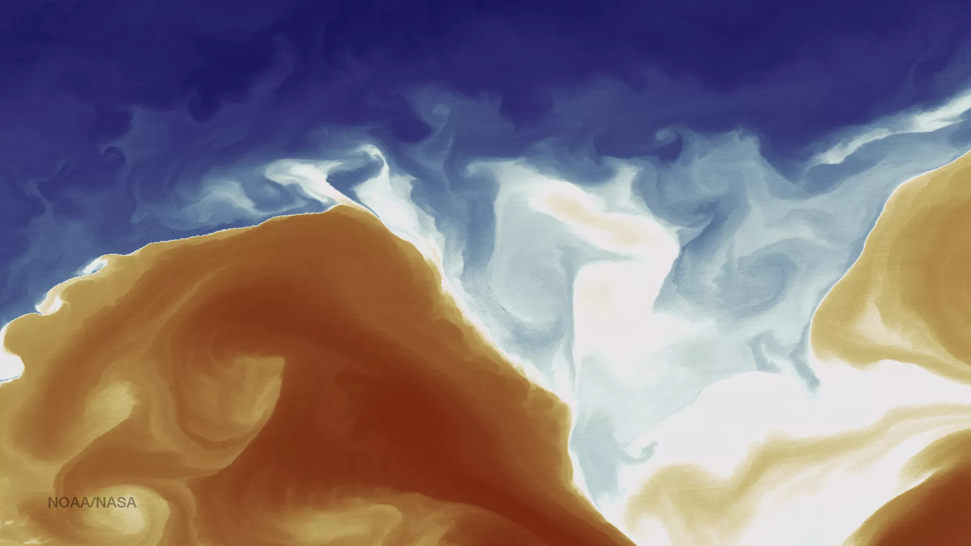 Image of swirling of sea surface waters i