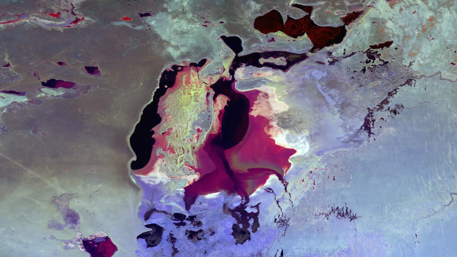 Image of the Aral Sea
