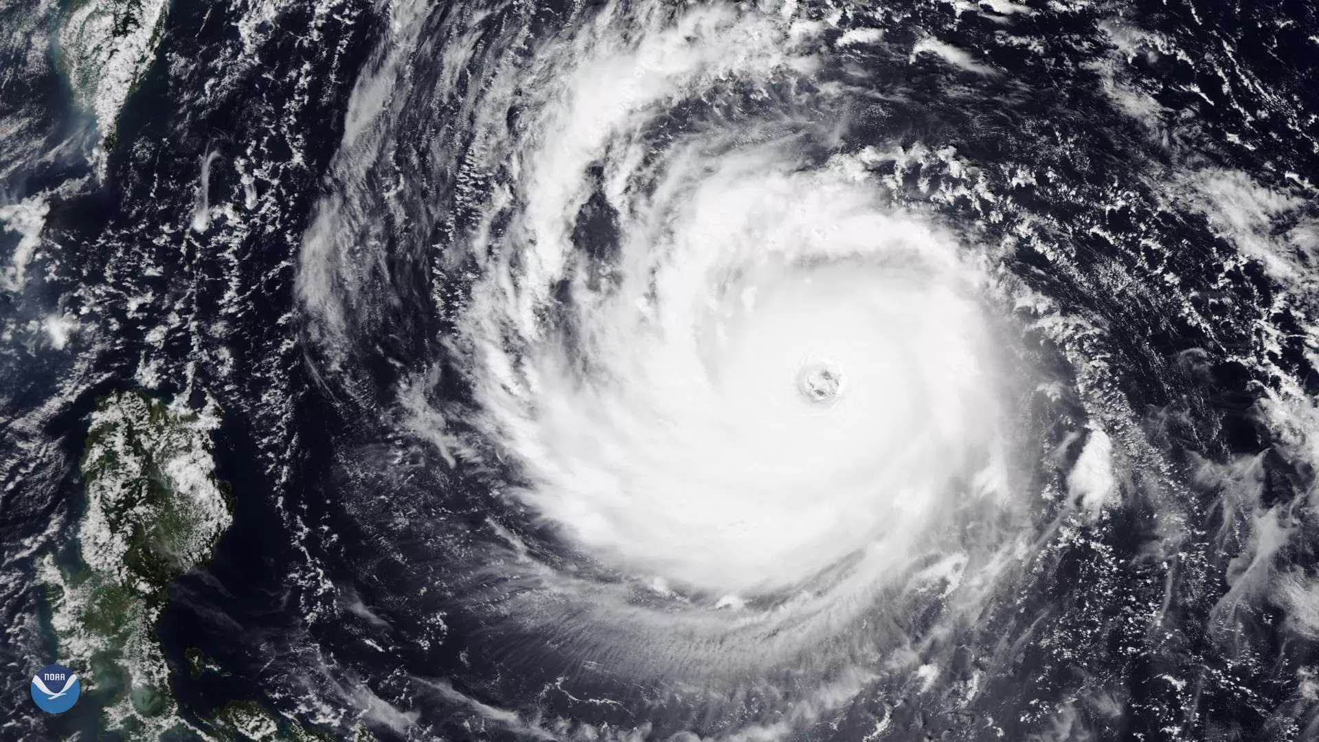 Super Typhoon Trami from the NOAA-20 satellite