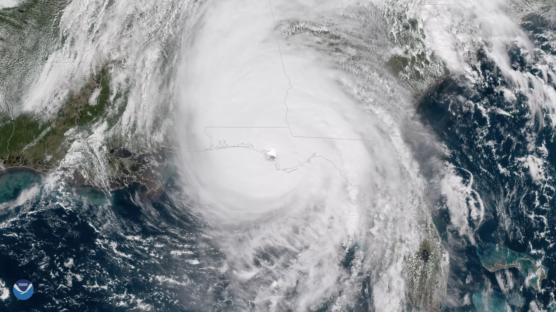 Hurricane Michael makes landfall, October 10, 2018