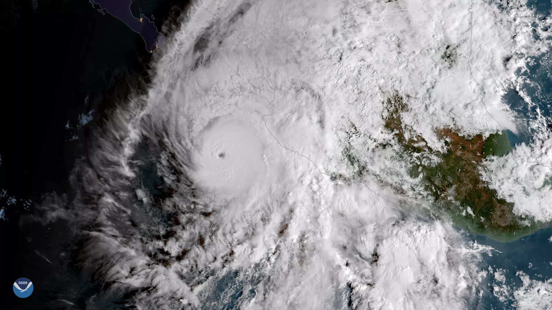 Category 5 Hurricane Willa Heads Toward Mexico October 22, 2018