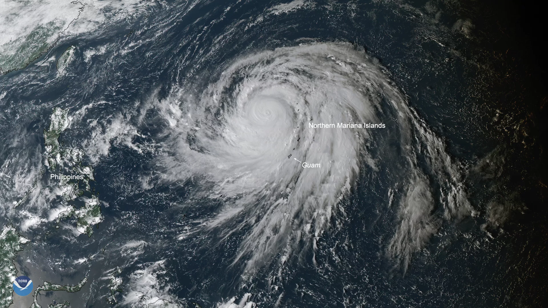 Photo of Typhoon Hagibis