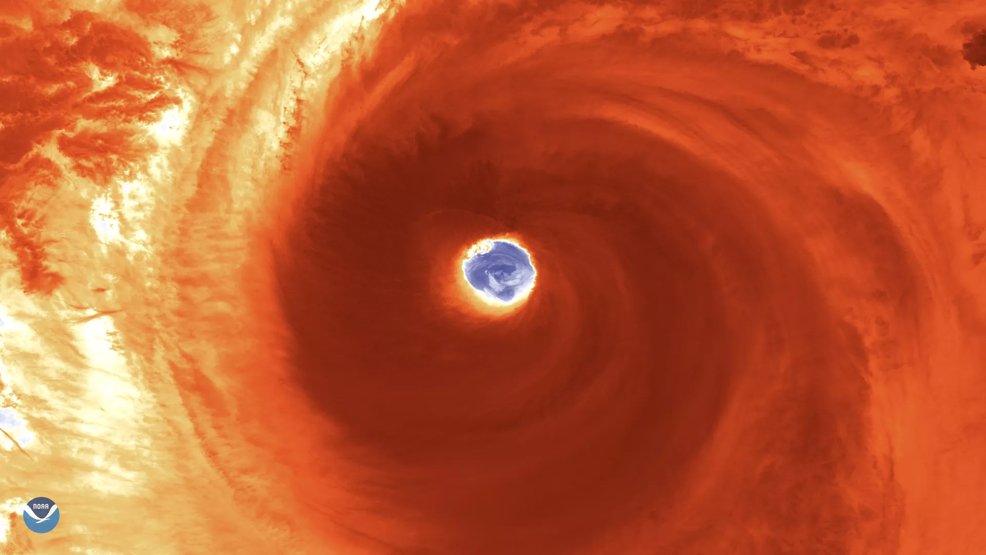 Photo of Super Typhoon Hagibis