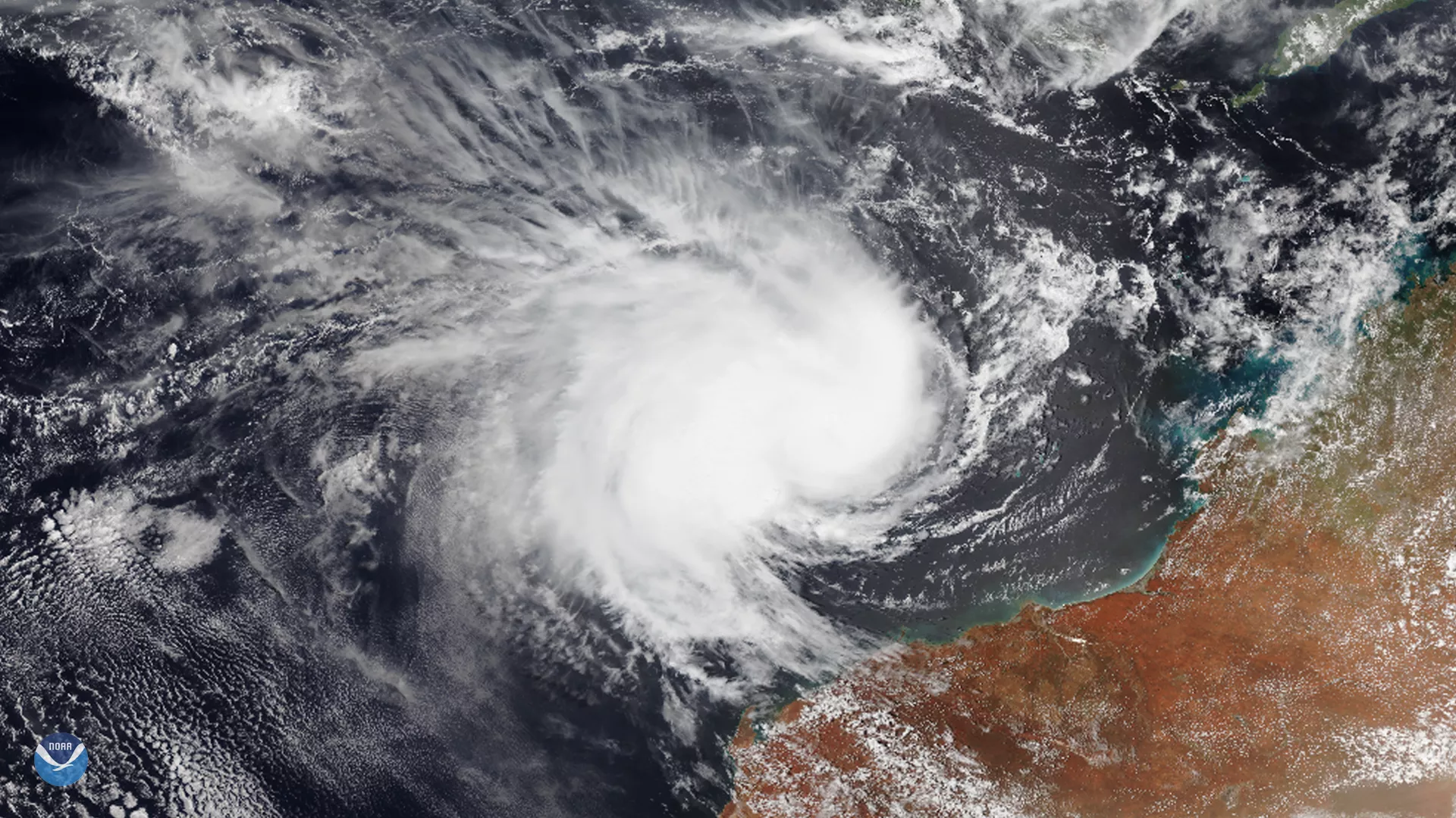Image of storm over Australia