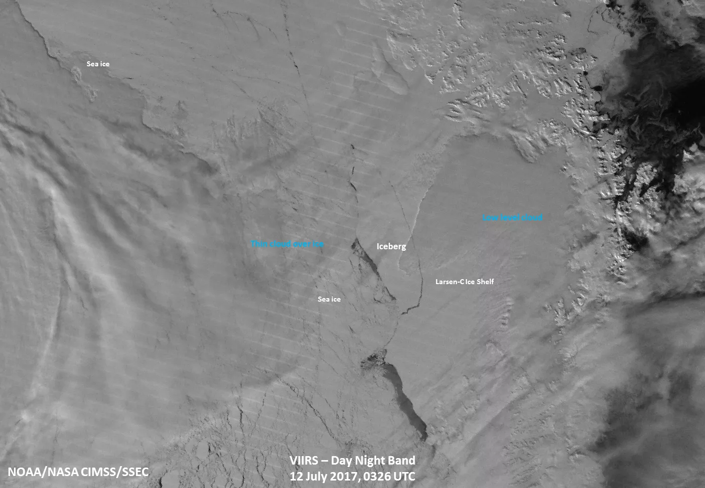 Image of an ice shelf