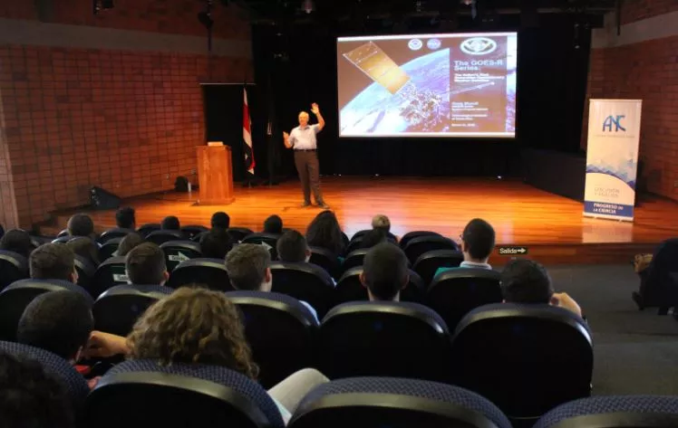 GOES-R System Program Director Greg Mandt addresses Technological Institute of Costa Rica