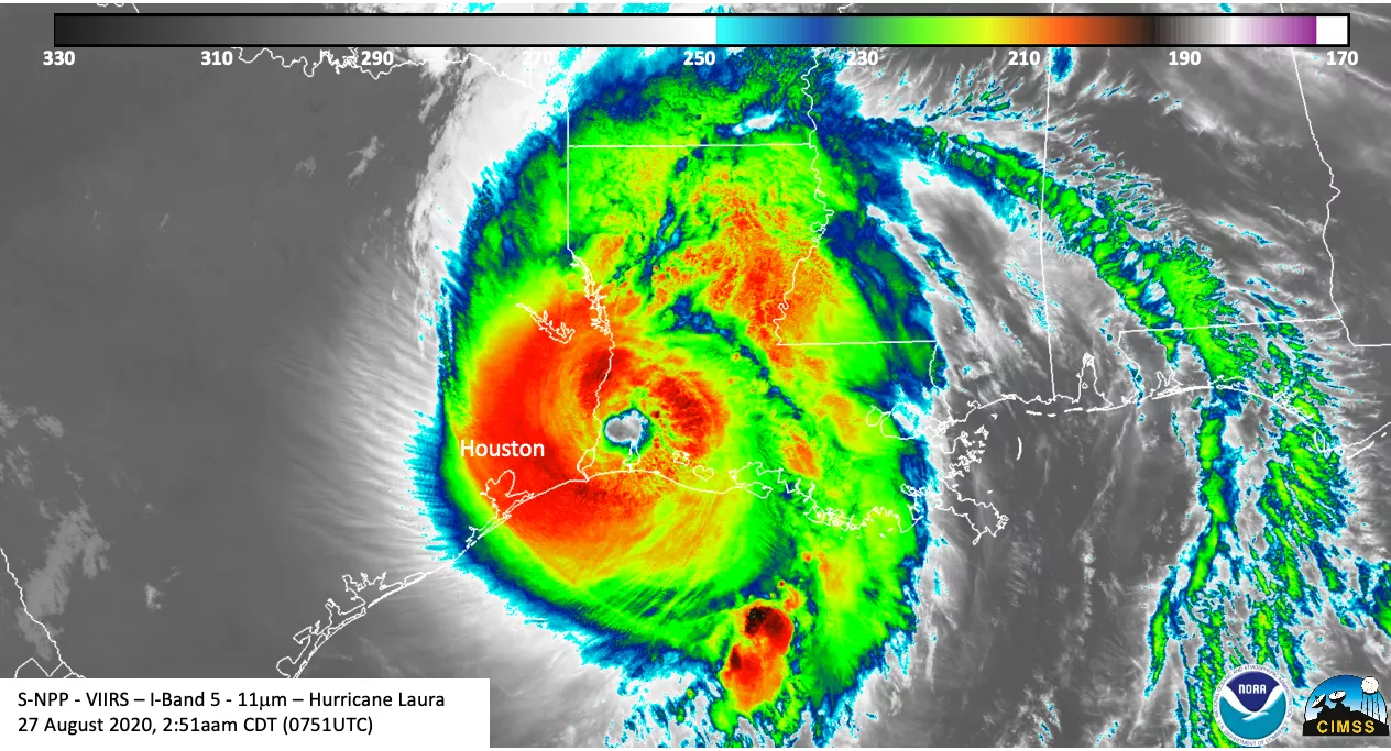 Image of Hurricane Laura