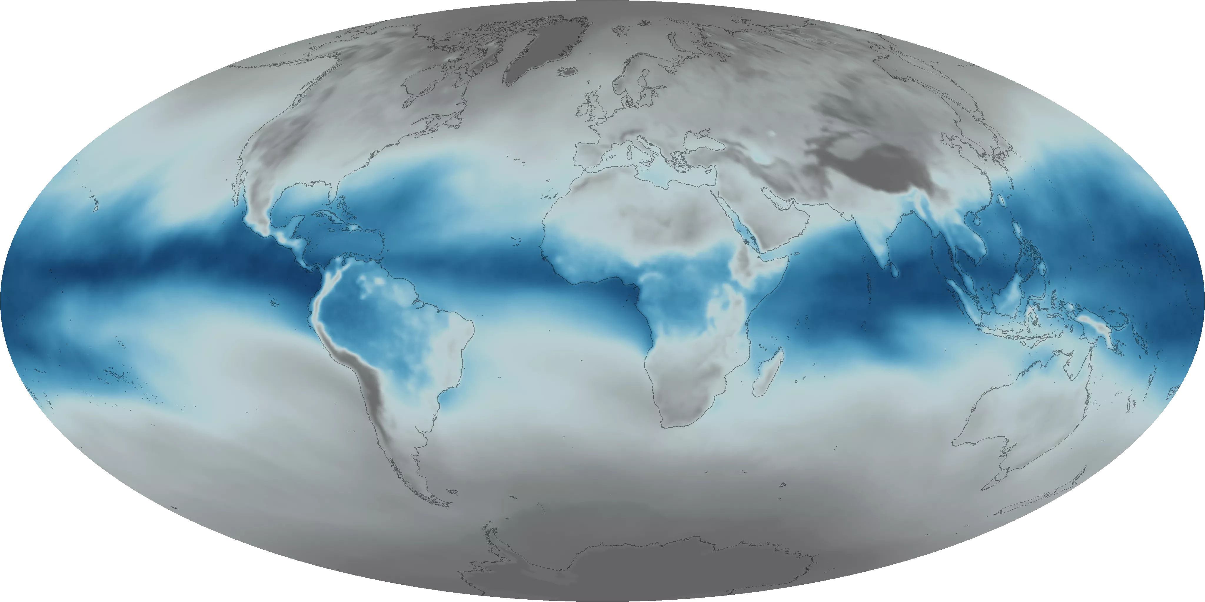 Image of the earth and moisture