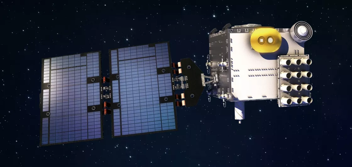 Rendering of the satellite COSMIC-2