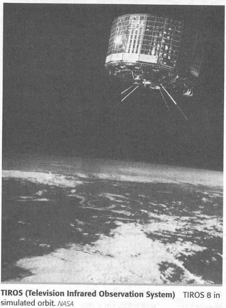Image of a satellite in space