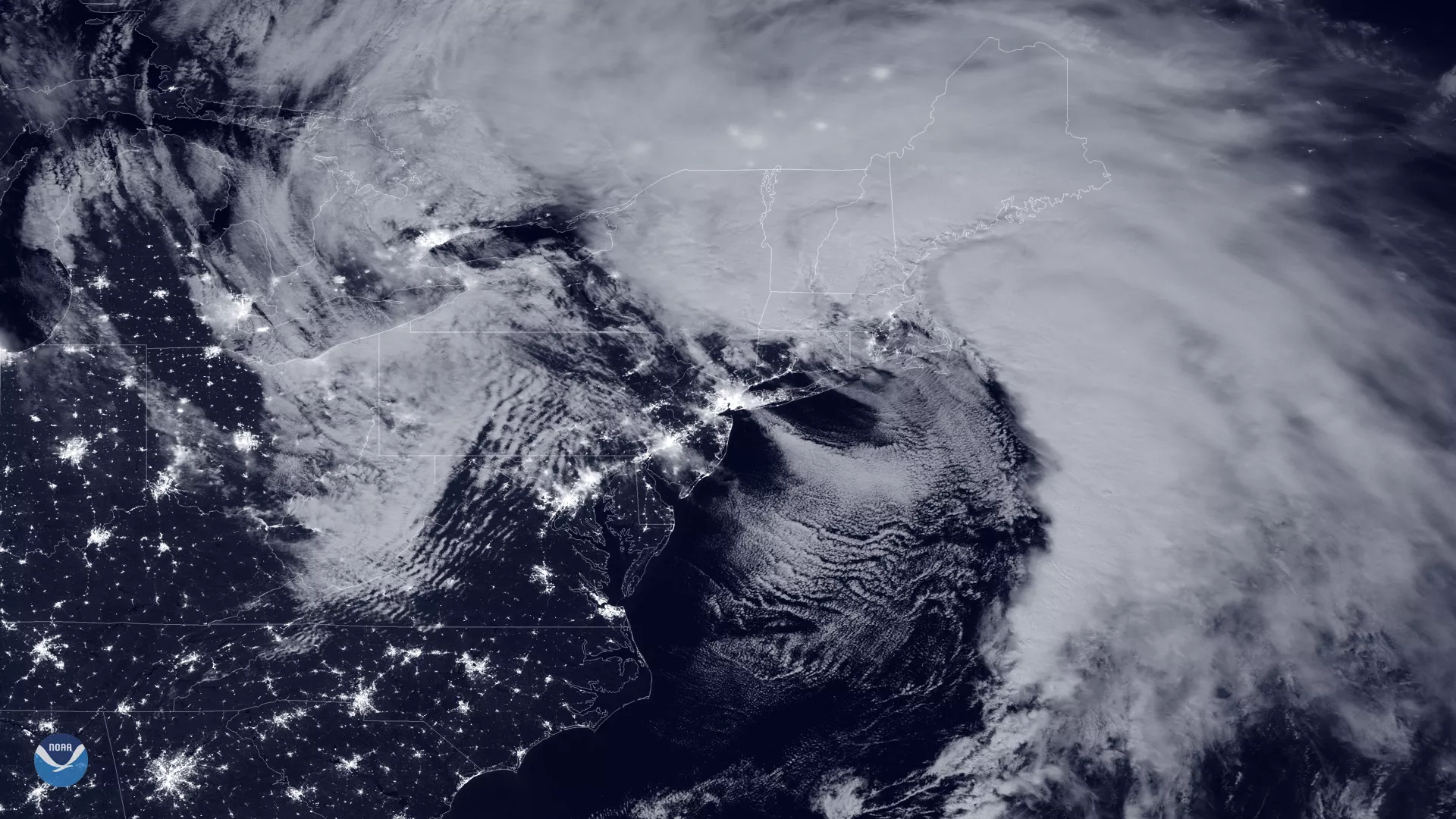 Bomb Cyclone Delivers Powerful Punch to the Northeast | nesdis