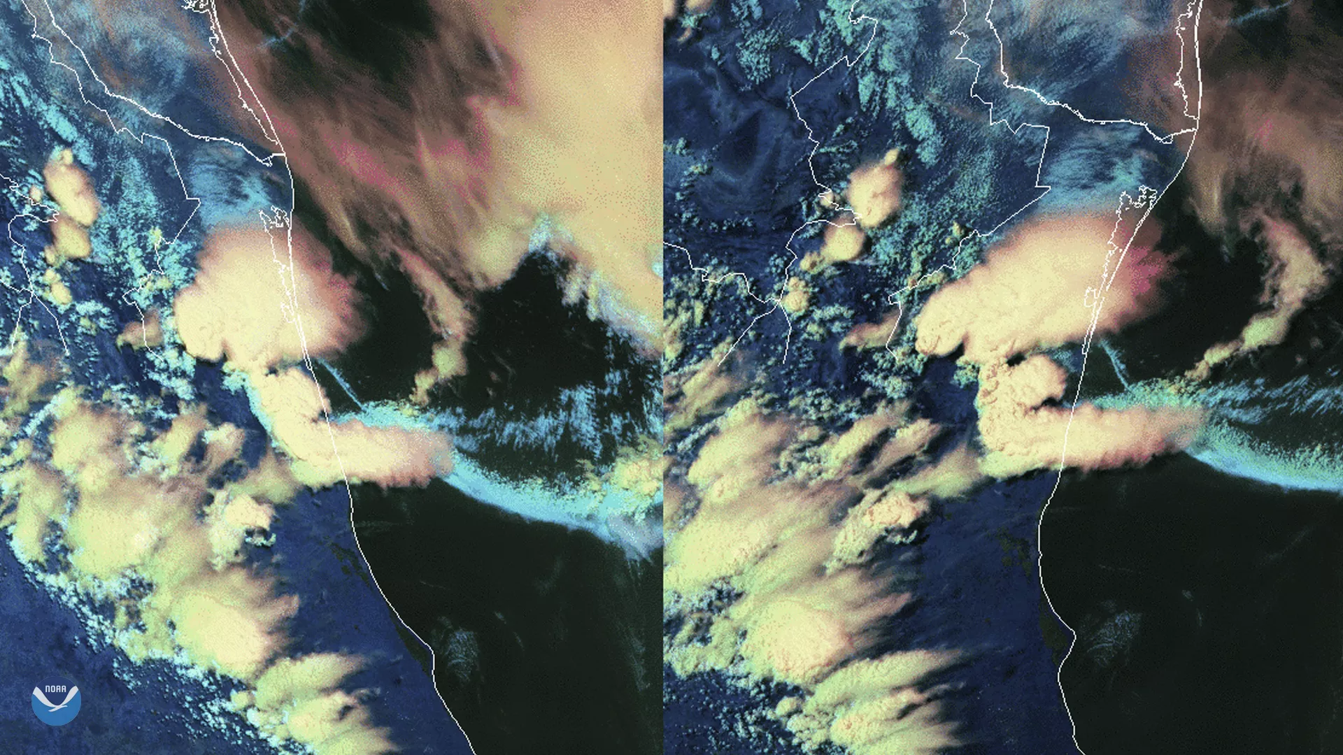 Image of a Derecho in Mexico