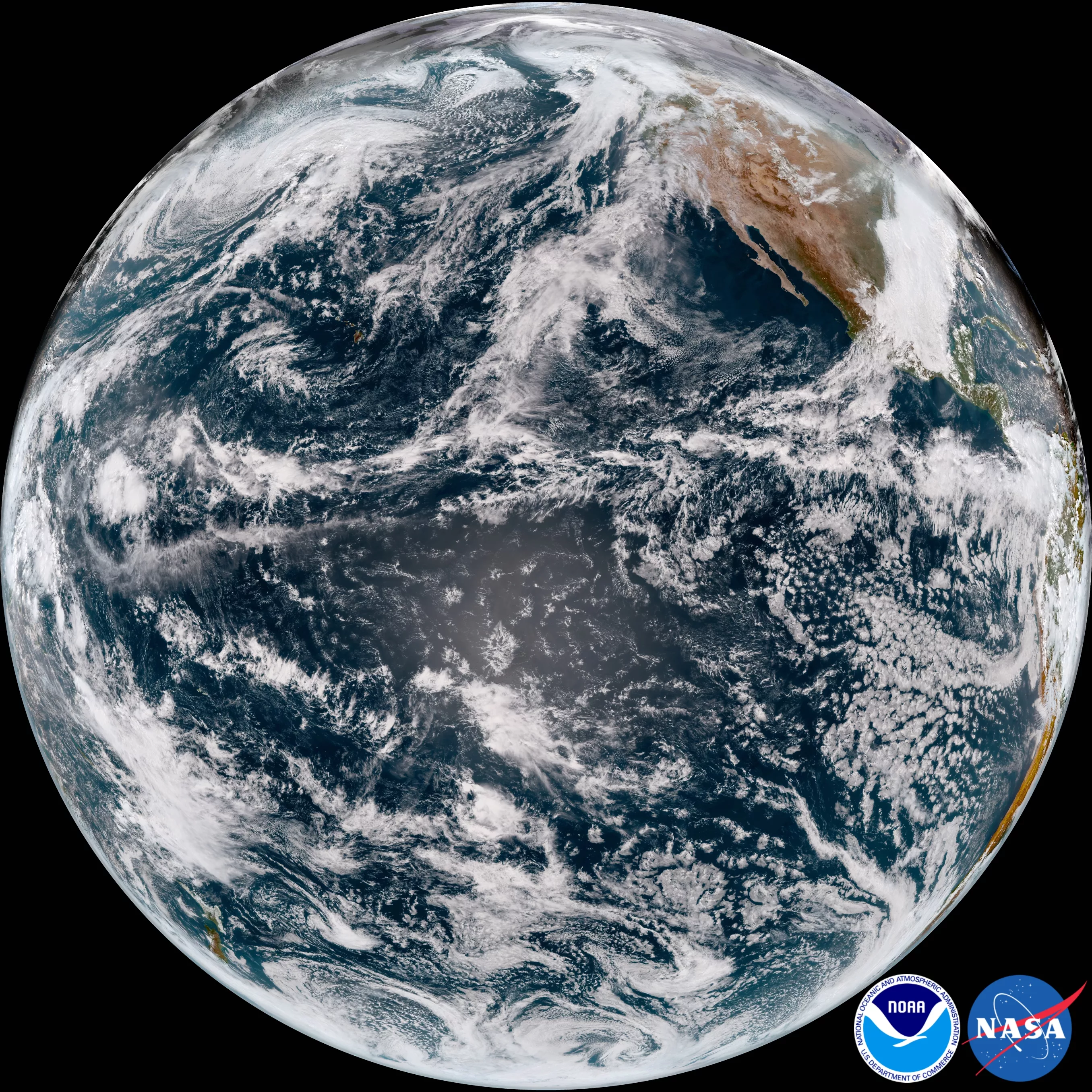 Full Disk GOES West imagery from Nov. 13, 2018