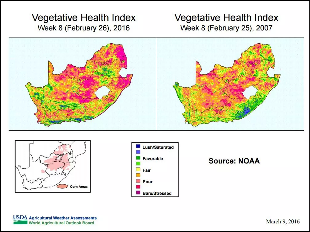 Image of the vegetative health index